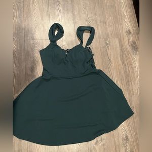 City Studio Emerald green dress size 15